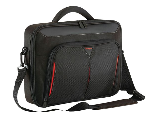 Targus Classic Clamshell - Notebook carrying case - 14\" - black, red