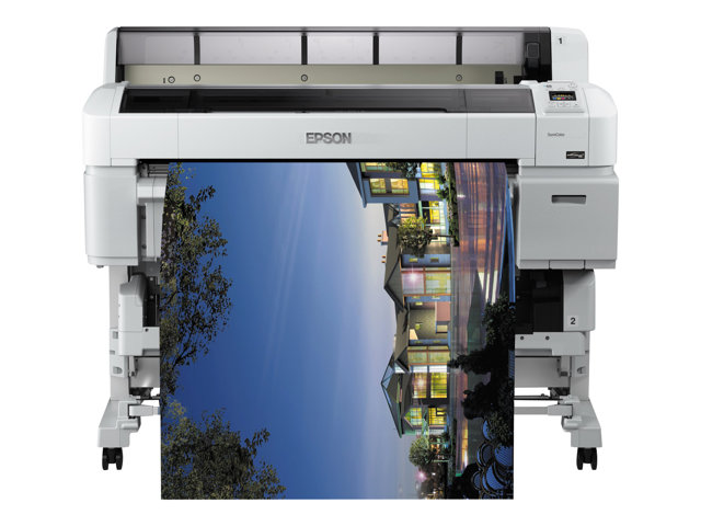 Epson SureColor SC-T5200 - 36\" large-format printer - colour - ink-jet - Roll (91.4 cm) - 2880 x 1440 dpi - up to 0.46 min/page (mono) / up to 0.46 min/page (colour) - USB 2.0, Gigabit LAN - cutter