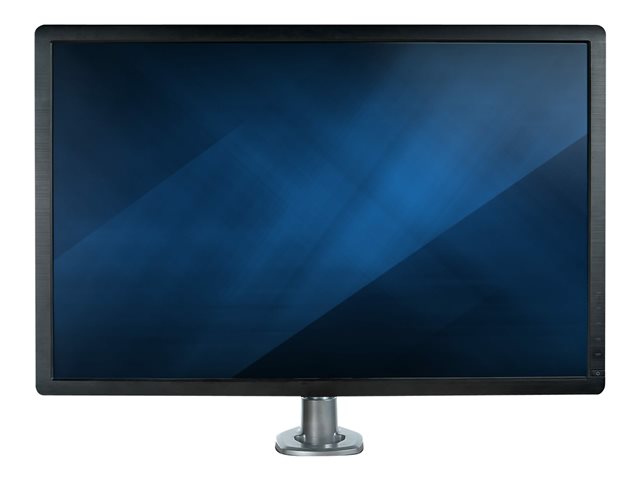 StarTech.com Desk Mount Monitor Arm, VESA or Apple iMac/Thunderbolt Display up to 14kg, Articulating Height Adjustable Single Desktop Monitor Pole Mount, Desk Clamp or Grommet, Silver - Small Footprint Design (ARMPIVOTB2) - Mounting kit - adjustable arm - for Monitor - steel - screen size: 49\" - desk-mountable - TAA Compliant