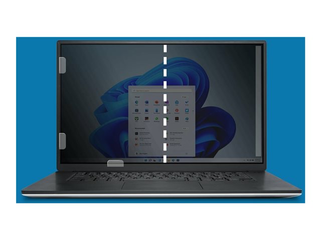 Kensington - Notebook privacy filter - 2-way - removable - 15.6\" wide - black