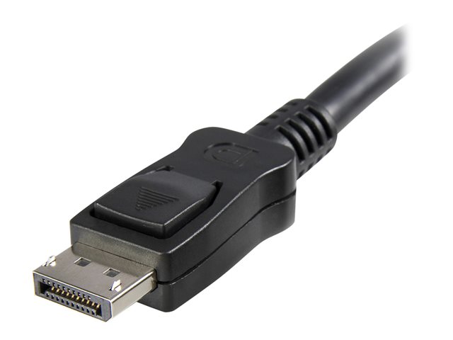 StarTech.com 1m DisplayPort 1.2 Cable with Latches M/M DisplayPort 4k - DisplayPort cable - DisplayPort (M) to DisplayPort (M) - 1 m - latched - black
