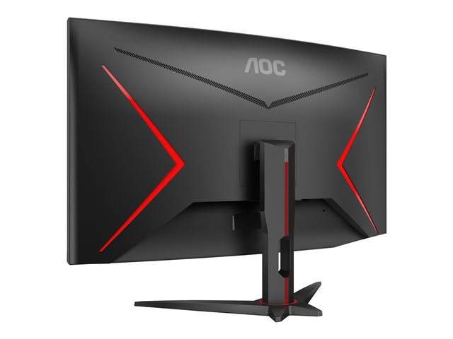 AOC Gaming C32G2ZE/BK - LED monitor - gaming - curved - 32\" (31.5\" viewable) - 1920 x 1080 Full HD (1080p) @ 240 Hz - VA - 300 cd/m² - 3000:1 - 1 ms - 2xHDMI, DisplayPort - black