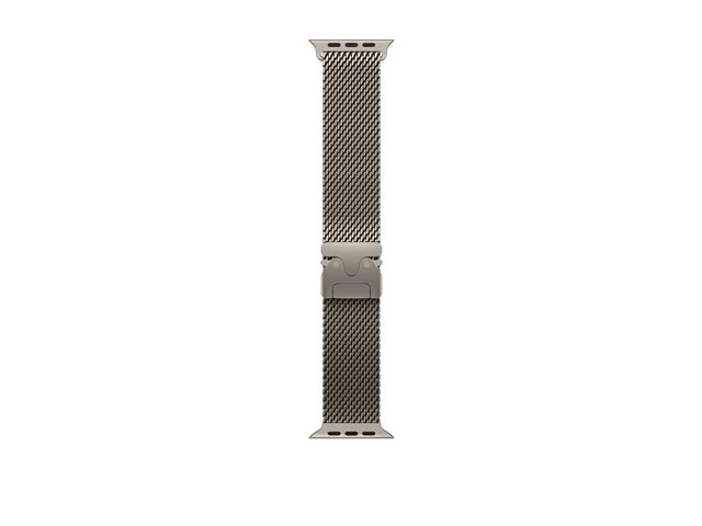 Apple Watch Ultra 3 GPS + Cellular 49mm Natural Titanium Case with Natural Titanium Milanese Loop - Medium