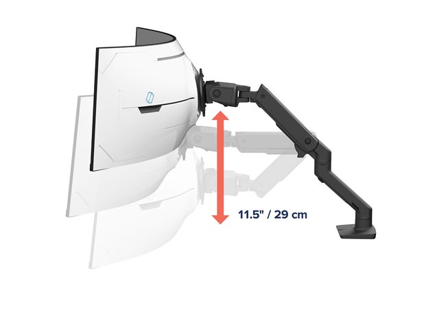 HX ARM WITH VERY HEAVY DUTY PIVOT DESK M