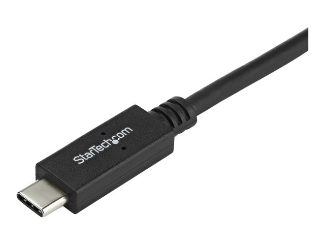 StarTech.com USB-C to DVI Cable - 6 ft / 2m - 1080p - 1920x1200 - USB-C DVI Monitor Cable - USB C Cable - Computer Monitor Cable (CDP2DVIMM2MB) - USB / DVI cable - 24 pin USB-C (M) to DVI-D (M) - Thunderbolt 3 / USB 3.1 - 2 m - 1920 x 1200 (WUXGA) support - black - for P/N: TB4CDOCK