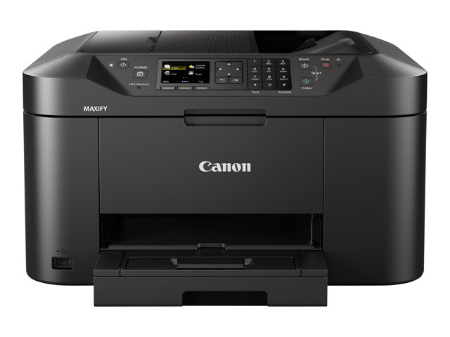 Canon MAXIFY MB2150 - Multifunction printer - colour - ink-jet - A4 (210 x 297 mm), Legal (216 x 356 mm) (original) - A4/Legal (media) - up to 18 ppm (copying) - up to 19 ipm (printing) - 250 sheets - 33.6 Kbps - Wi-Fi(n), USB host, USB 2.0