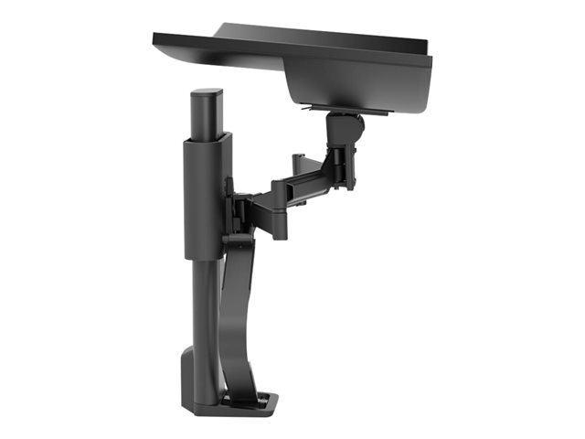 Ergotron TRACE - Mounting kit (pivot, base, VESA spacer, lift column, extension arms, 2-piece desk clamp) - Constant Force Technology - for LCD display - matte black - screen size: 21.5-38\"