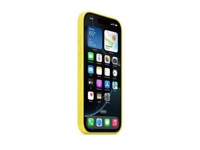 Apple - Back cover for mobile phone - MagSafe compatibility - silicone - star fruit - for iPhone 16 Pro