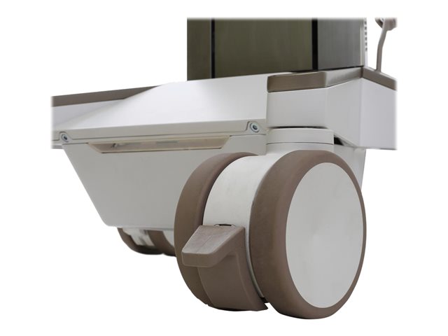 Ergotron CareFit Pro - Cart - Electric Lift - for LCD display / PC equipment - lockable - medical - white, warm grey - screen size: up to 27\" - 320 Wh - lithium iron phosphate - TAA Compliant
