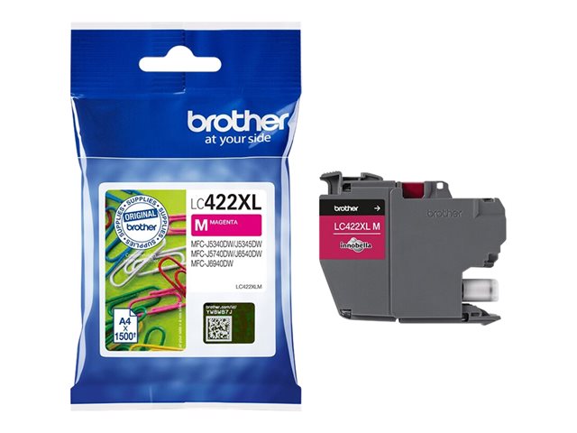 Brother LC422XLM - Magenta - original - ink cartridge - for Brother MFC-J5340DW, MFC-J5345DW, MFC-J5740DW, MFC-J6540DW, MFC-J6940DW