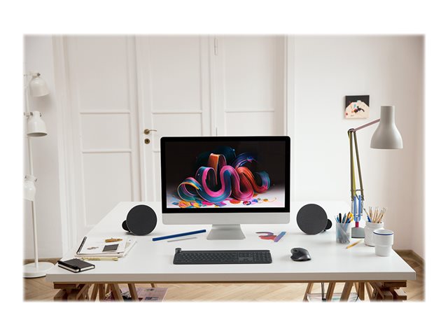 Logitech Craft Advanced with Creative Input Dial - Keyboard - backlit - Bluetooth, 2.4 GHz - Swiss