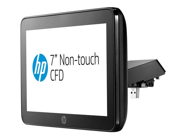 HP Customer Facing Display Top with Arm - Customer display - 7\" - 250 cd/m² - USB - USB - for RP9 G1 Retail System 9118