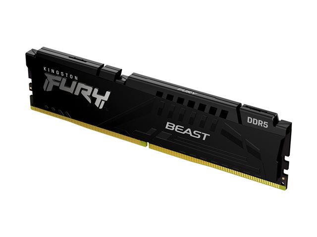 Kingston FURY Beast - DDR5 - module - 32 GB - DIMM 288-pin - 5200 MHz / PC5-41600 - CL40 - 1.25 V - unbuffered - on-die ECC