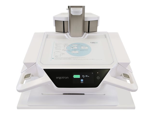 Ergotron CareFit Pro - Mounting component (mounting hardware, work surface expansion) - medical - white - cart mountable - for P/N: C52-1201-1, C52-2201-1