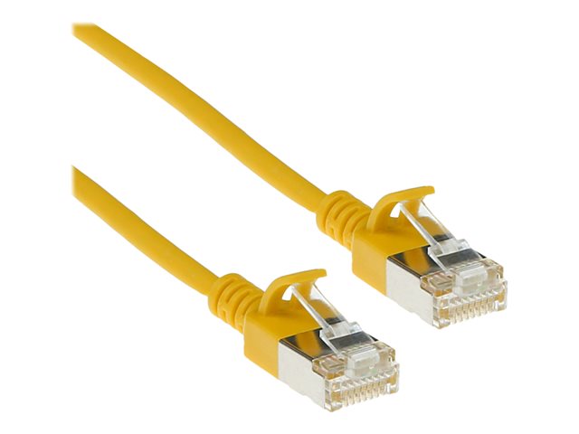 CAT6A U/FTP SLIMLINE YL 5.00M. 1 stk