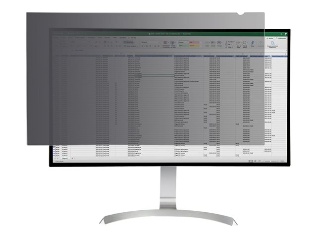 StarTech.com Monitor Privacy Screen for 32 inch Display, Widescreen Computer Monitor Security Filter, Blue Light Reducing Screen Protector (PRIVSCNMON32) - Display privacy filter - 32\" wide - transparent