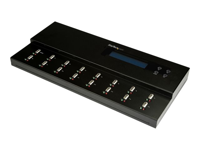 StarTech.com Standalone USB Duplicator - USB Duplicator and Eraser - USB 3.0, 2.0, 1.1 - 1:15 USB Flashdrive - USB Thumb Drive (USBDUPE115) - USB drive duplicator - 15 bays - TAA Compliant