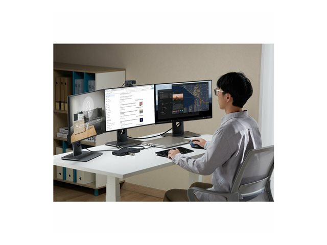 SD4842P EQ USB-C 10Gbps Triple Video Driverless Docking Station with 100W Power Delivery