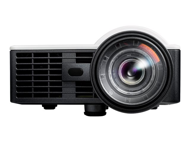 Optoma ML1050STi - DLP projector - LED - 3D - 1000 lumens - WXGA (1280 x 800) - 16:10 - 720p - short-throw fixed lens - white, grey