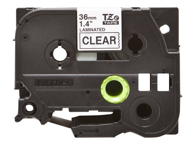 Brother TZe-161 - Black on clear - Roll (3.56 cm x 8 m) 1 cassette(s) laminated tape - for P-Touch PT-3600, 530, 550, 9200, 9400, 9500, 9600, 9700, 9800, D800, P900, P950