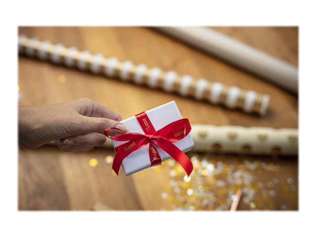 Brother TZe-RW34 - Gold on wine red - Roll (1.2 cm x 4 m) 1 cassette(s) ribbon tape - for Brother PT-D600, H110, P-Touch PT-E310, P-Touch Cube PT-P300, P-Touch Embellish PT-D215