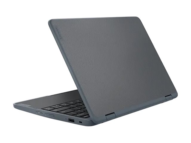 Lenovo 300w Yoga Gen 4 82VM - Flip design - Intel N-series - N100 / up to 3.4 GHz - Win 11 Pro National Academic - UHD Graphics - 4 GB RAM - 128 GB SSD NVMe - 11.6\" IPS touchscreen 1366 x 768 (HD) - Wi-Fi 6 - slate grey - kbd: Belgium