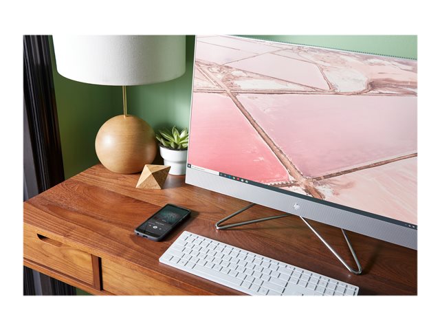 HP 27-dp1018nb - All-in-one - Core i5 1135G7 / 2.4 GHz - RAM 8 GB - SSD 512 GB - NVMe - Iris Xe Graphics - GigE - WLAN: 802.11a/b/g/n/ac, Bluetooth 5.0 - Win 10 Home 64-bit - monitor: LED 27\" 1920 x 1080 (Full HD) - keyboard: Belgium - natural silver