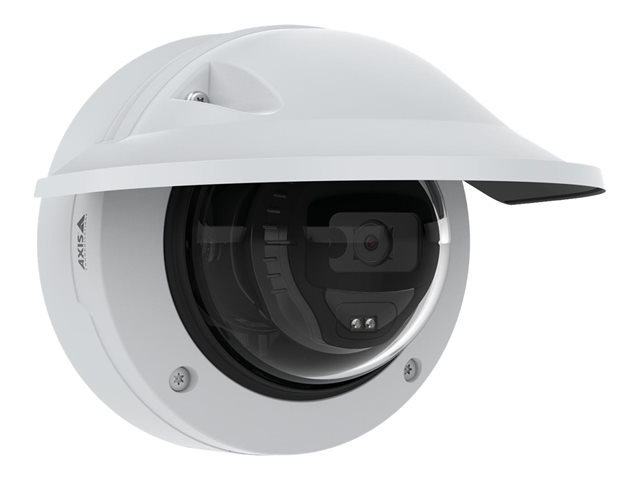 AXIS M3215-LVE - Network surveillance camera - dome - outdoor - vandal / waterproof - colour (Day&Night) - 2 MP - 1920 x 1080 - fixed iris - fixed focal - audio - LAN 10/100 - H.264, MPEG-4 Part 10, H.265, MPEG-H Part 2, MJPEG, HEVC, AVC - DC 12 V / PoE Class 3