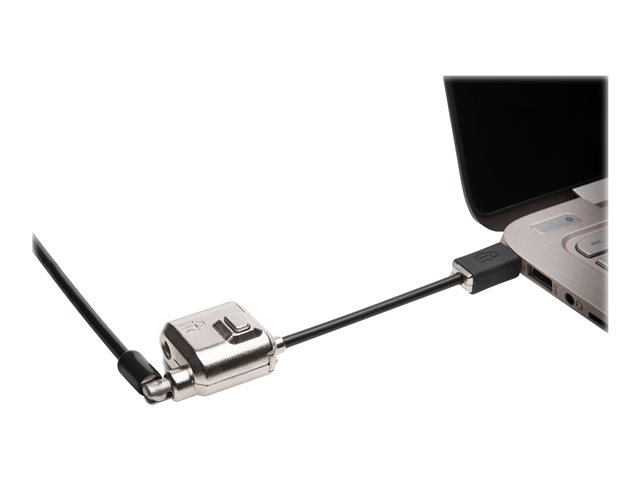 Kensington MiniSaver Mobile Lock - Notebook locking cable - black - 1.8 m
