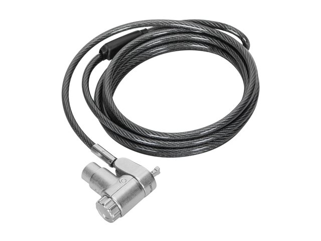 Targus DEFCON Ultimate - Security cable lock - universal keyed, with adaptable lock head - silver - 2 m
