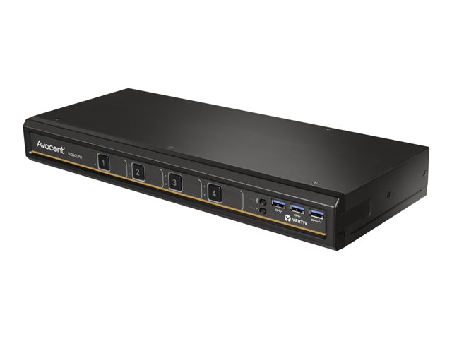 Vertiv Avocent SV Universal DP/H KVM Switch 4-Port Single Display