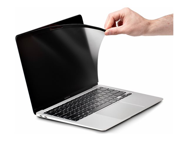 StarTech.com Laptop Privacy Screen for 13 inch MacBook Pro & MacBook Air, Magnetic Removable Security Filter, Blue Light Reducing Screen Protector 16:10, Matte/Glossy, +/-30 Degree Viewing - Blue Light Filter (PRIVSCNMAC13) - Notebook privacy filter - removable - magnetic - 13\" - transparent - for P/N: LTSTND2IN1