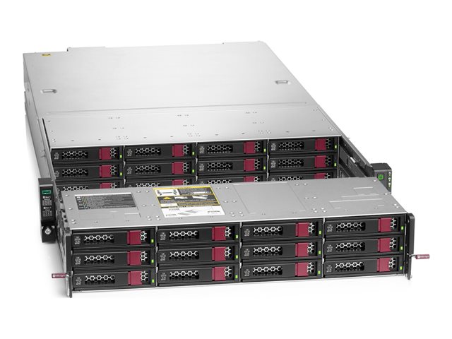 HPE Apollo - Server - rack-mountable 2U - 2-way - 2 x Xeon Silver 4310 / up to 3.3 GHz - RAM 128 GB - SATA - hot-swap 3.5\" bay(s) - SSD 6.4 TB, HDD 24 x 10 TB - 10 Gigabit Ethernet, 25 Gigabit Ethernet, Gigabit Ethernet - monitor: none - 5 N+1 dual-fans modules - TAA Compliant