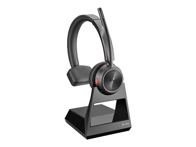 Poly Savi 7210 Office DECT 1880-1900 MHz Single Ear Headset EMEA - INTL English - Euro plug - Replaces Poly SKU 213010-02