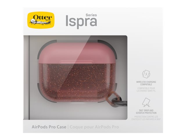 OtterBox Ispra Series - Case for wireless earphones - polycarbonate, zinc alloy, thermoplastic elastomer (TPE) - infinity pink - for Apple AirPods Pro