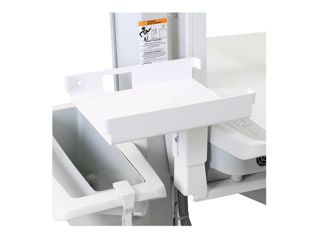 Ergotron - Mounting component (shelf, bracket) - for printer - medical - white - cart mountable - for P/N: SV41-6320-0, SV43-11A0-0-KIT1, SV43-11A0-0-KIT4, SV43-11A0-0-KIT5, SV43-11A0-0-KIT6