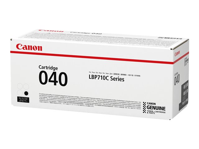 Canon 040 - Black - original - toner cartridge - for imageCLASS LBP712Cdn