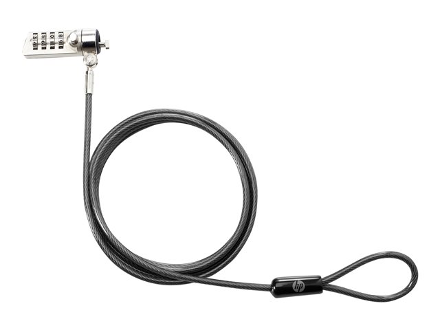 HP Essential Combination Lock - Security cable lock - 1.22 m