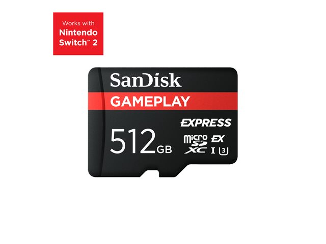 Express microSD 512GB GamePlay 880MB/s