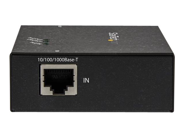StarTech.com 1 Port Gigabit PoE+ Extender 802.3at & 802.3af - 100m (330ft) - Power over Ethernet Extender - PoE Repeater Network Extender (POEEXT1GAT) - Repeater - 1GbE - 10Base-T, 100Base-TX, 1000Base-T - up to 100 m - for P/N: ST12MHDLANU