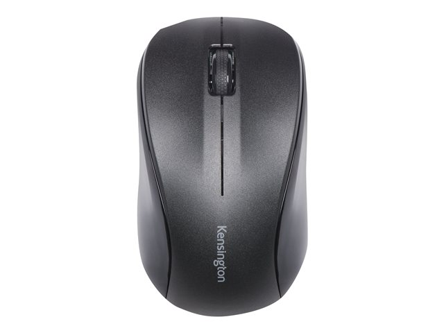 Kensington Wireless ValuMouse - Mouse - right and left-handed - optical - 3 buttons - wireless - 2.4 GHz - USB wireless receiver - black
