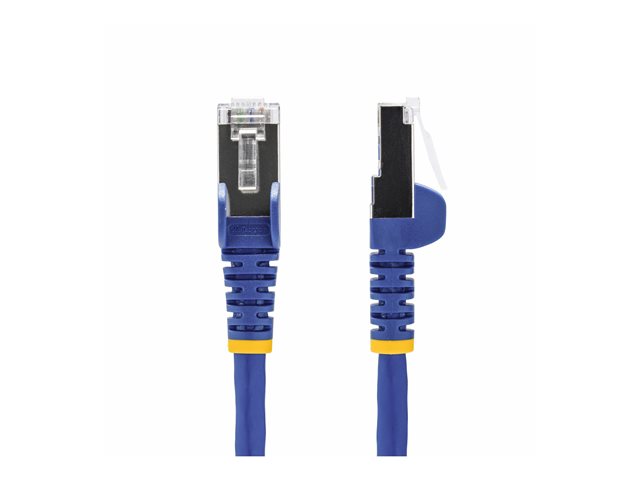 StarTech.com 3m Blue CAT8 Ethernet Cable, Snagless, S/FTP, 25G/40G - Patch cable - RJ-45 (M) to RJ-45 (M) - 3 m - 5.6 mm - S/FTP - 50 micron - CAT 5/5e/6/6a/8 - IEEE 802.3bt/IEEE 802.3ba - snagless, halogen-free, passive - blue