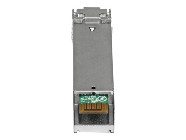 StarTech.com HPE JD119B Compatible SFP Module, 1000BASE-LX, 1GbE Single Mode (SMF) Fiber Optic Transceiver, 1GE Gigabit Ethernet SFP, LC Connector, 10km, 1310nm, DDM, HPE 5900, 12500, 5500 - Lifetime Warranty (JD119BST) - SFP (mini-GBIC) transceiver module (equivalent to: HP JD119B) - 1GbE - 1000Base-LX - LC single-mode - up to 10 km - 1310 nm