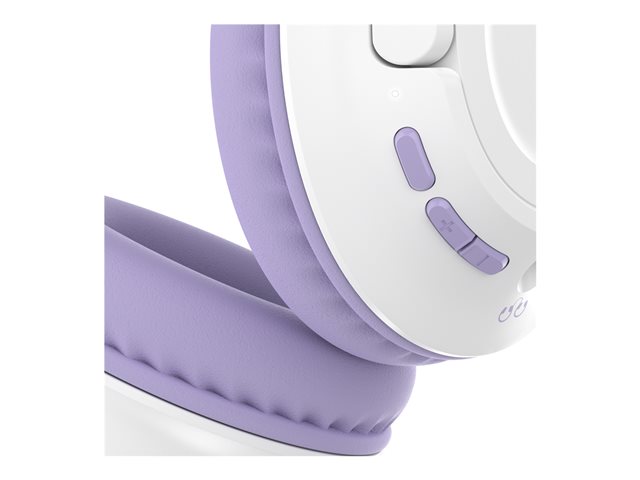 Belkin SoundForm Inspire - Headset - full size - Bluetooth - wireless, wired - 3.5 mm jack - lavander