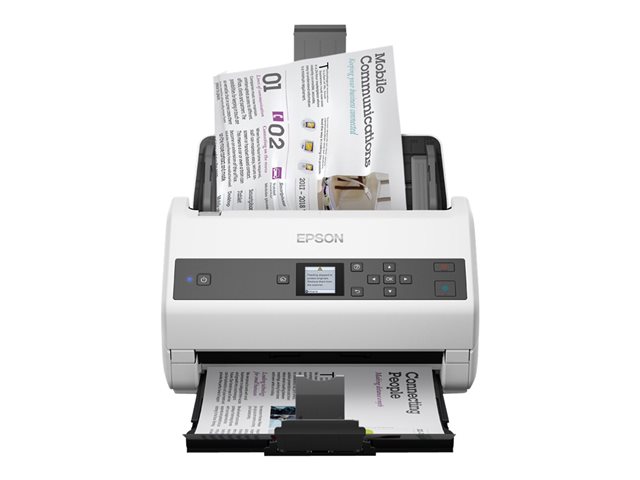 Epson WorkForce DS-970 - Document scanner - Contact Image Sensor (CIS) - Duplex - A4 - 600 dpi x 600 dpi - up to 85 ppm (mono) / up to 85 ppm (colour) - ADF (100 sheets) - up to 9000 scans per day - USB 3.0