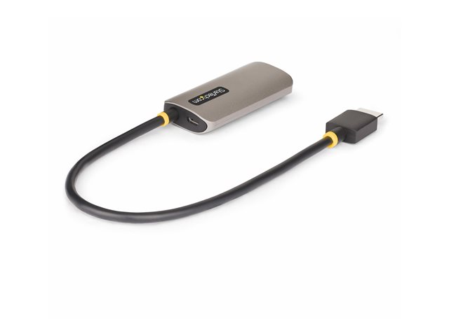 StarTech.com HDMI to DisplayPort Adapter, 8K 60Hz, Active Video Converter - Adapter cable - HDMI male to DisplayPort female - 30 cm - space grey - 8K60Hz support, active, Unidirectional