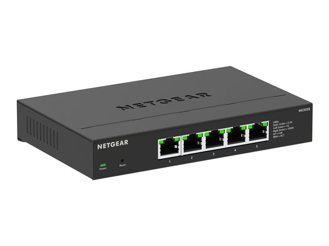 NETGEAR 300 Series Plus - Switch - multi-gigabit - Managed - 5 x 100/1000/2.5G - desktop, wall-mountable