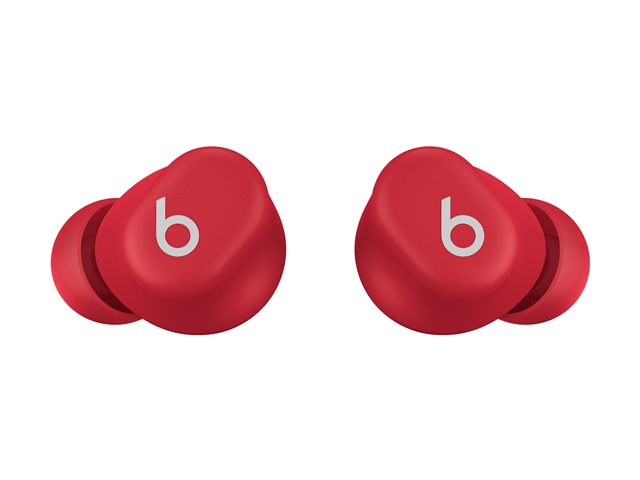 Beats Solo Buds - True wireless earphones with mic - in-ear - Bluetooth - transparent red