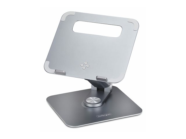 StarTech.com - Notebook stand - 360° swivel, telescopic height adjustment - desktop - silver