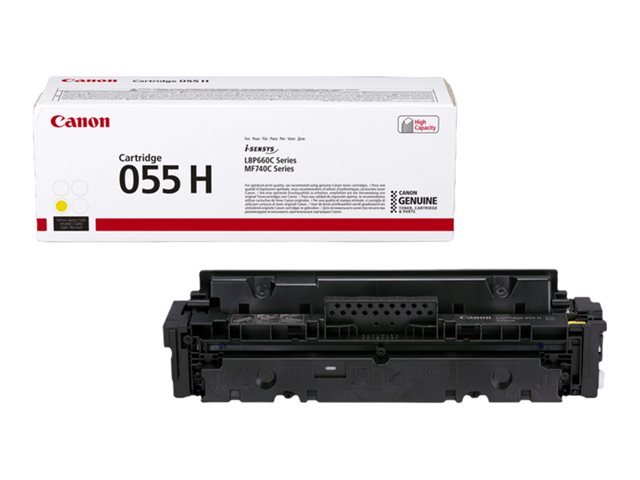 Canon 055 H - High capacity - black - original - toner cartridge - for imageCLASS LBP664, MF745, i-SENSYS LBP663, LBP664, MF742, MF744, MF746, Satera LBP662